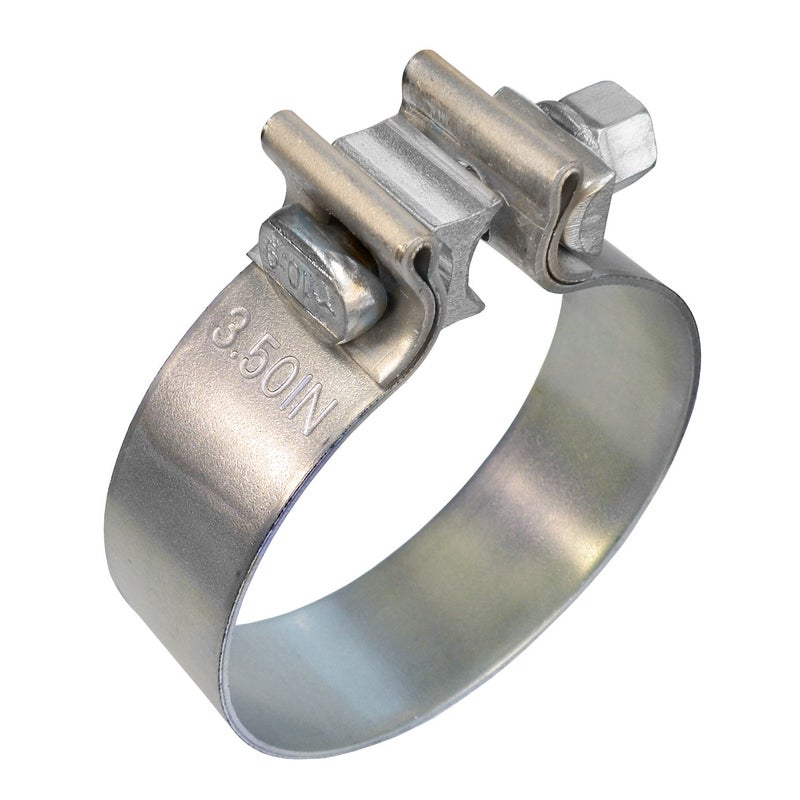 ROADFORMER 3.5 inch Exhaust Clamp Narrow Band Clamps - Aluminized Steel - Image 1